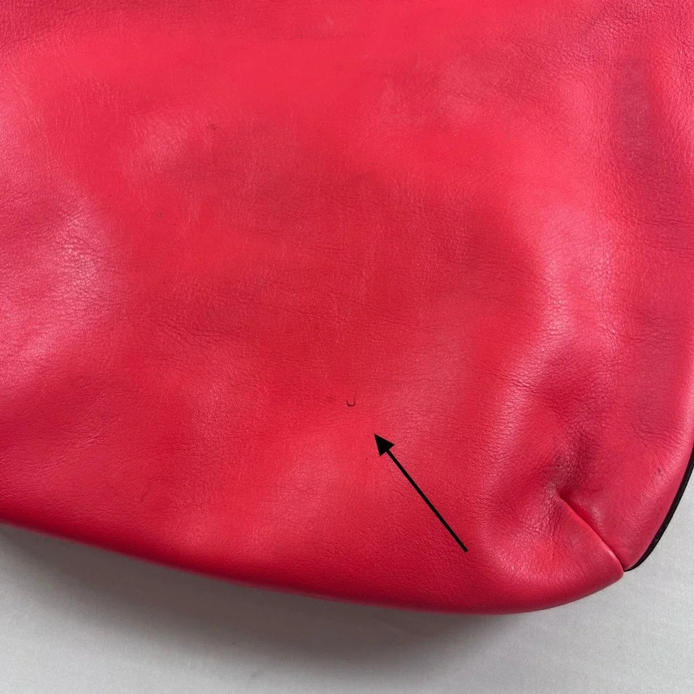 Coach Legacy Courtenay Hobo Purse 2 Way Shoulder Bag Bright Coral Style #22381